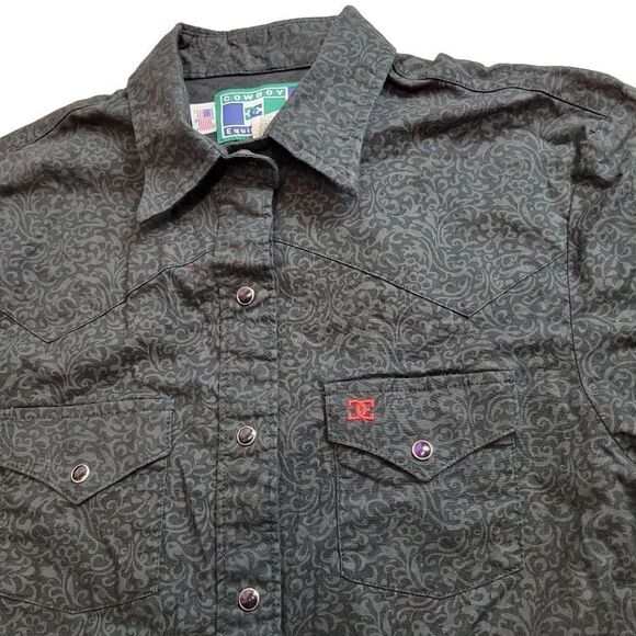 Cowboy Equipment for her western snap-down shirt M - Picture 3 of 5